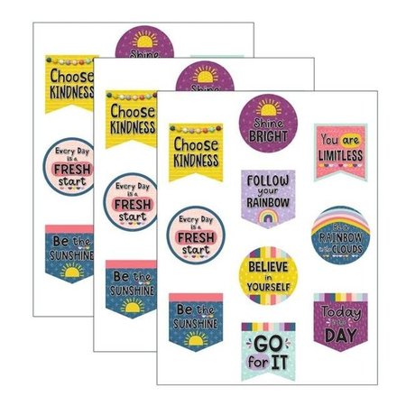 TEACHER CREATED RESOURCES Teacher Created Resources TCR9038-3 Oh Happy Day Positve Sayngs Accents - Pack of 3 TCR9038-3